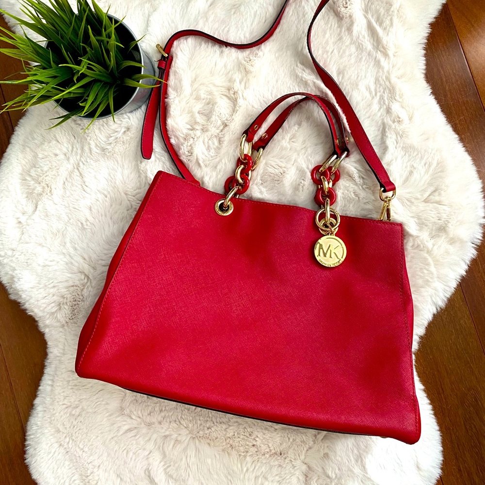 Michael Kors Kelly Style Leather Purse